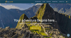 Desktop Screenshot of incaworldperu.com